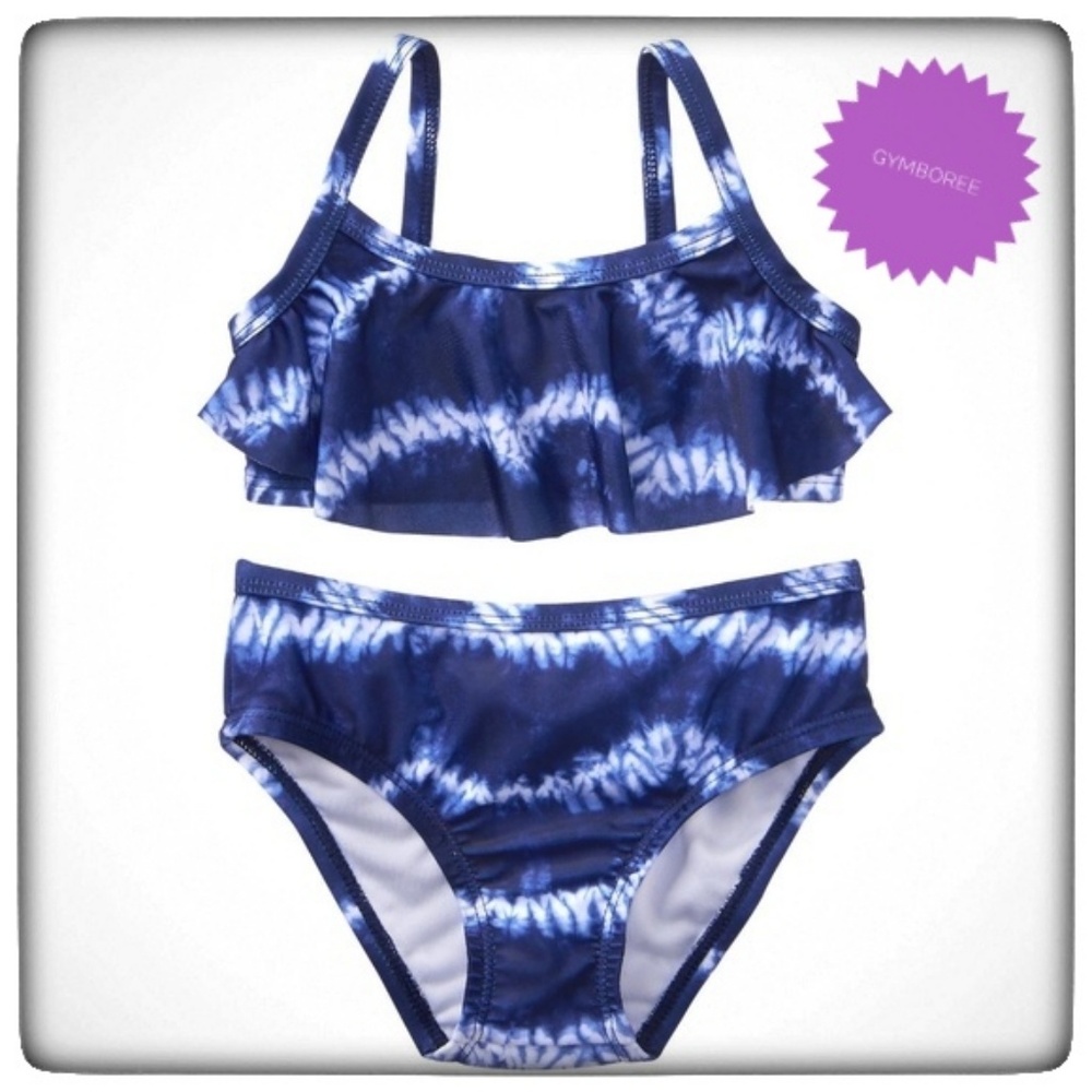 Gymboree Tie Die 2-Piece Swimsuit Size 4T